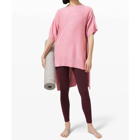 LULULEMON ATHLETICA Be At Ease Poncho in Pink Taup Size OS - Picture 1 of 10